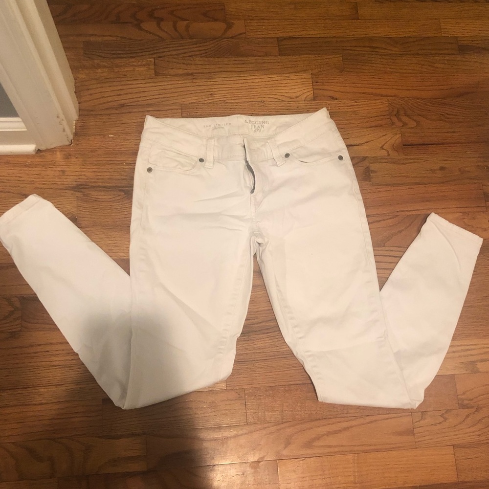 White limited jeans